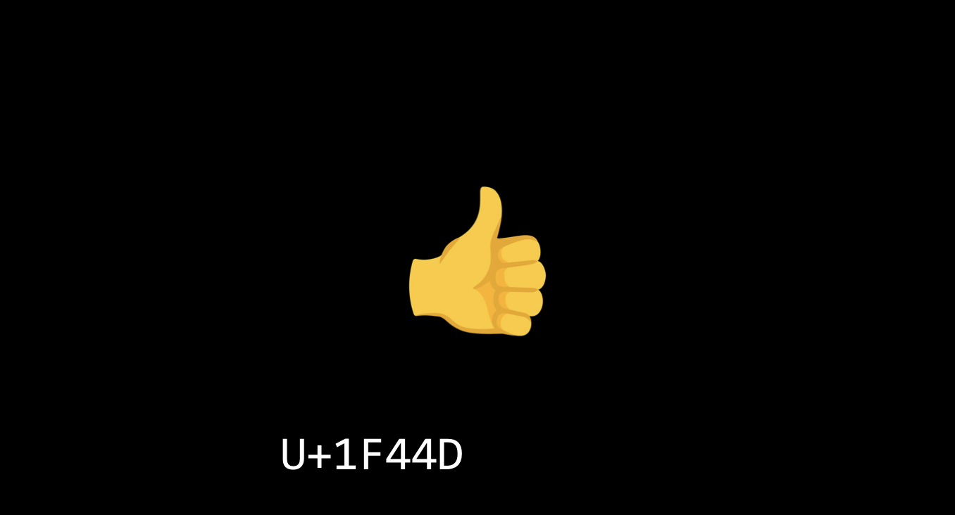 thumbs up emoji